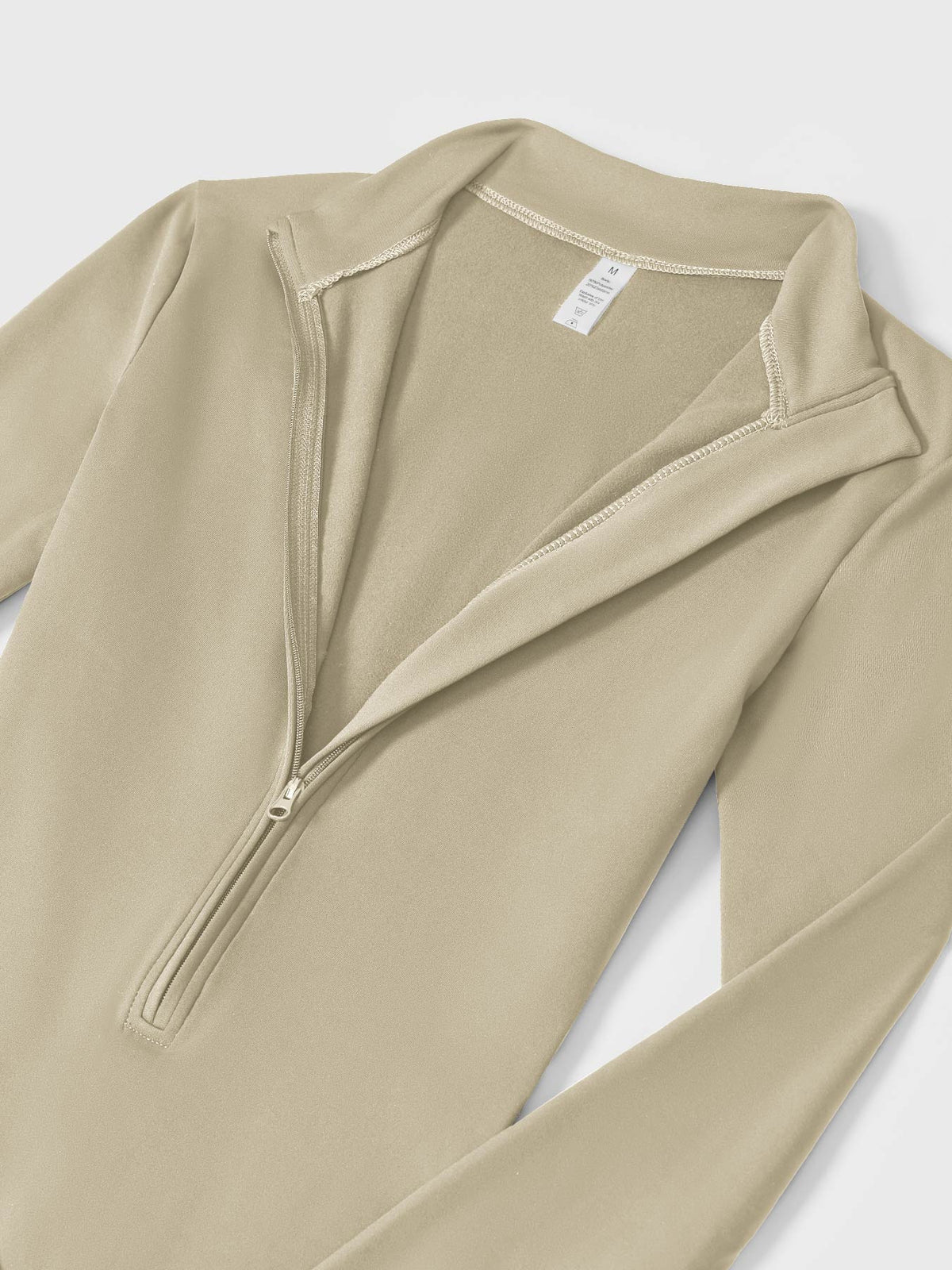 Tuta intera St. Moritz in pile a maniche lunghe con zip