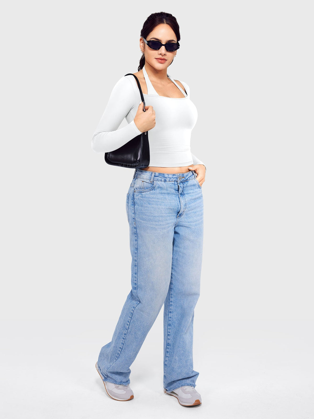 BeaBloom Top Bora Bora a maniche lunghe con scollo quadrato™