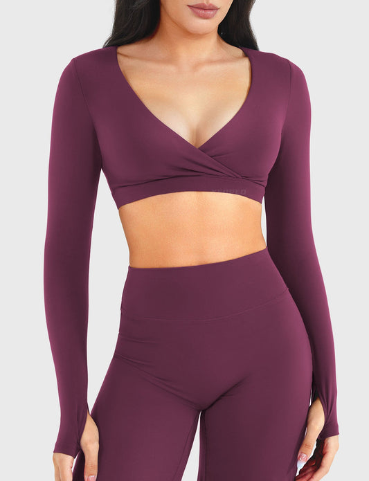 BeaBloom Mykonos top a maniche lunghe con scollo a V™