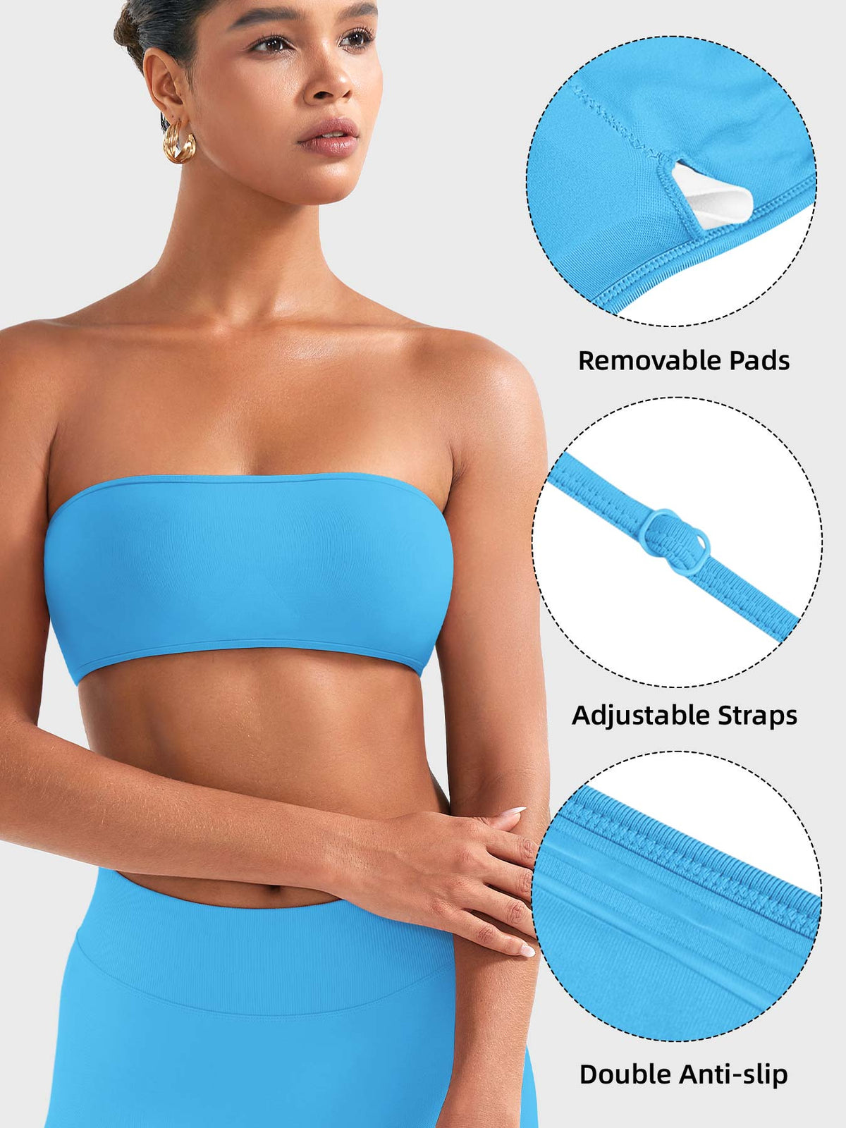 BeaBloom Reggiseno sportivo a fascia L'Avana™