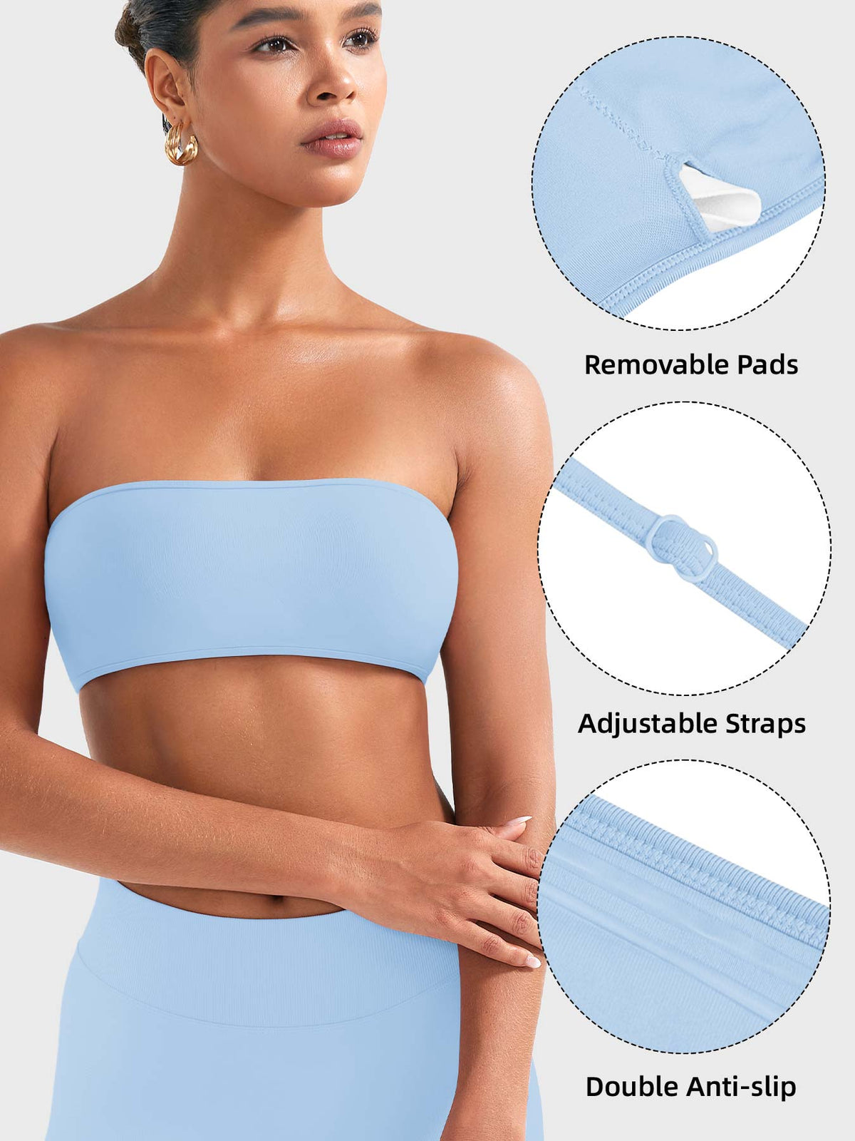 BeaBloom Reggiseno sportivo a fascia L'Avana™