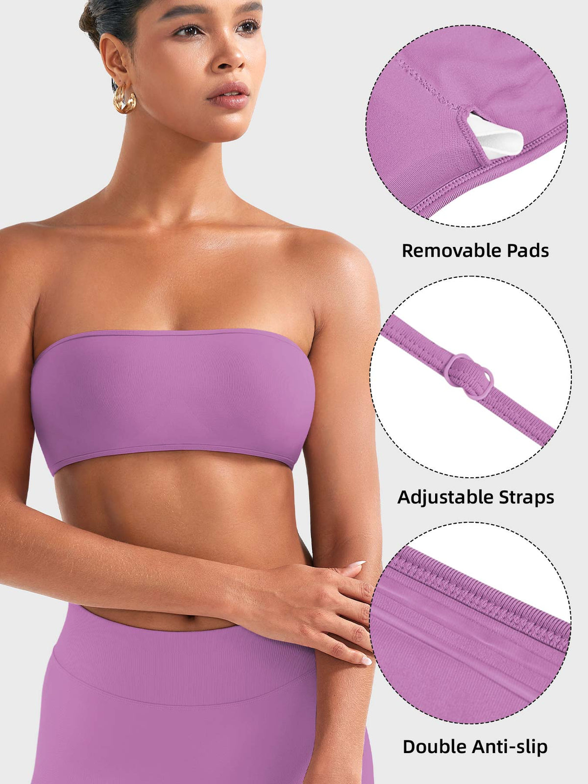 BeaBloom Reggiseno sportivo a fascia L'Avana™