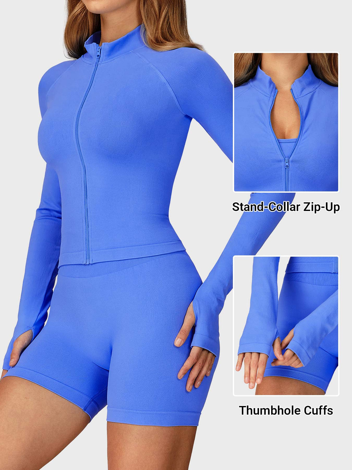 BeaBloom Giacca Ginevra senza cuciture con zip™